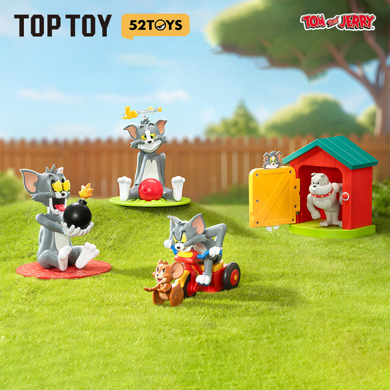 TOPTOY Official Tom and Jerry Blind Box Set Figurines Trendy Toys Gifts