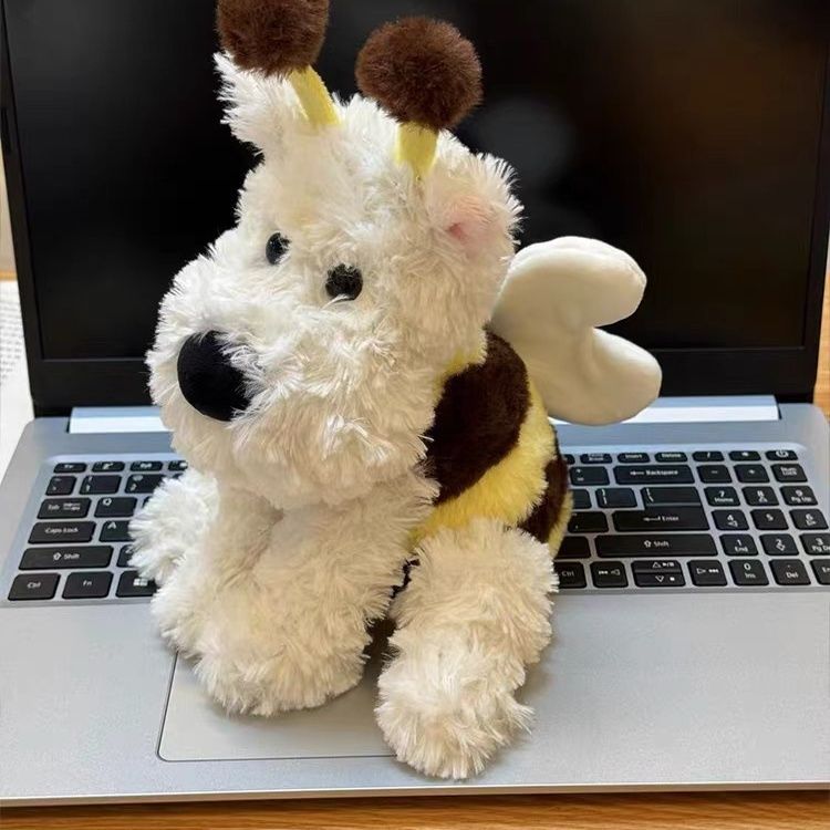 Bee Puppy Dog Electric Doll Cute West Highland Will Call Doll Doll Plush Toys Children's Birthday Gifts