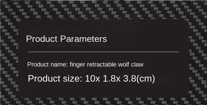 Finger Retractable Jack Wolfskin Multi-Functional Mechanical Finger Tide Play Folding King Kong Cool Fingertip Creative Decompression Toy