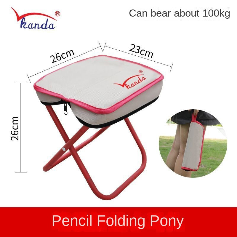 Handbag stool folding camp chair fishing stool chair portable outdoor train travel sketch stool