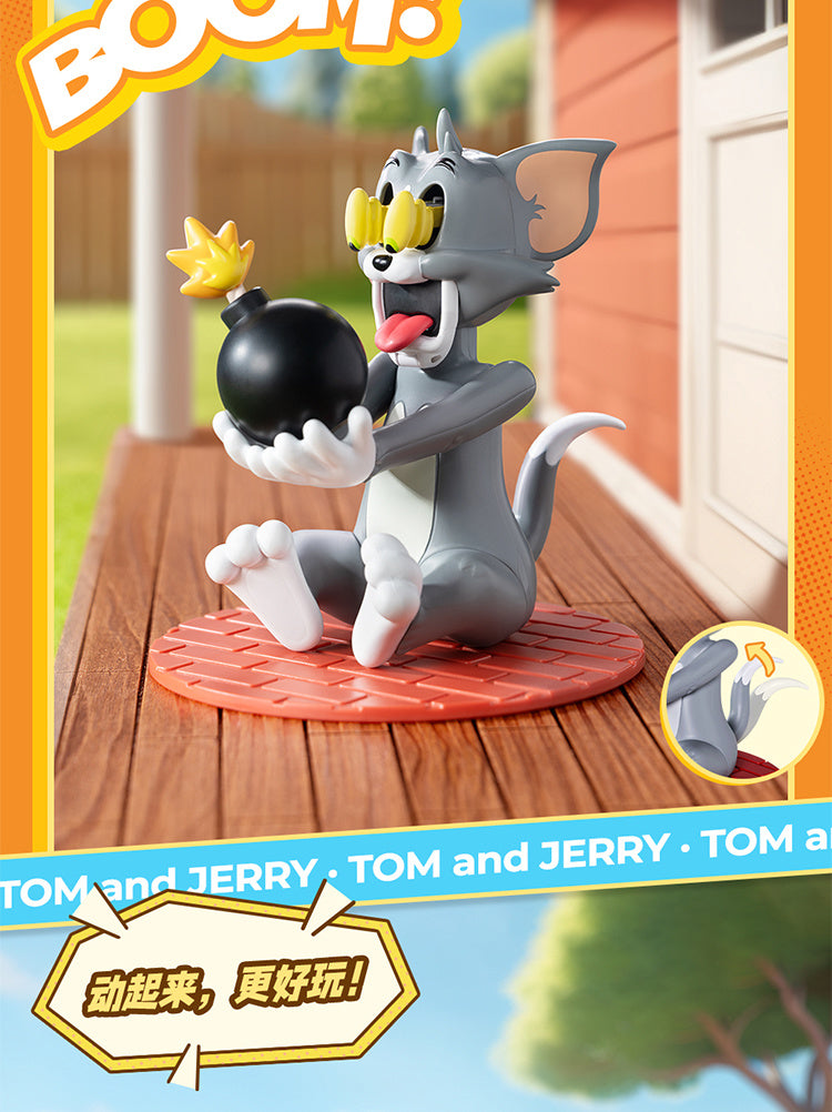 TOPTOY Official Tom and Jerry Blind Box Set Figurines Trendy Toys Gifts